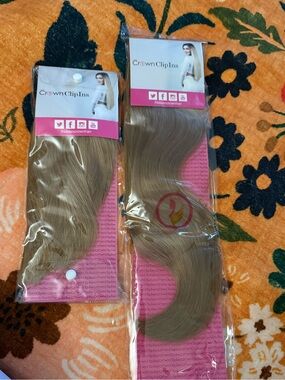 NEW Hidden crown clip ins
